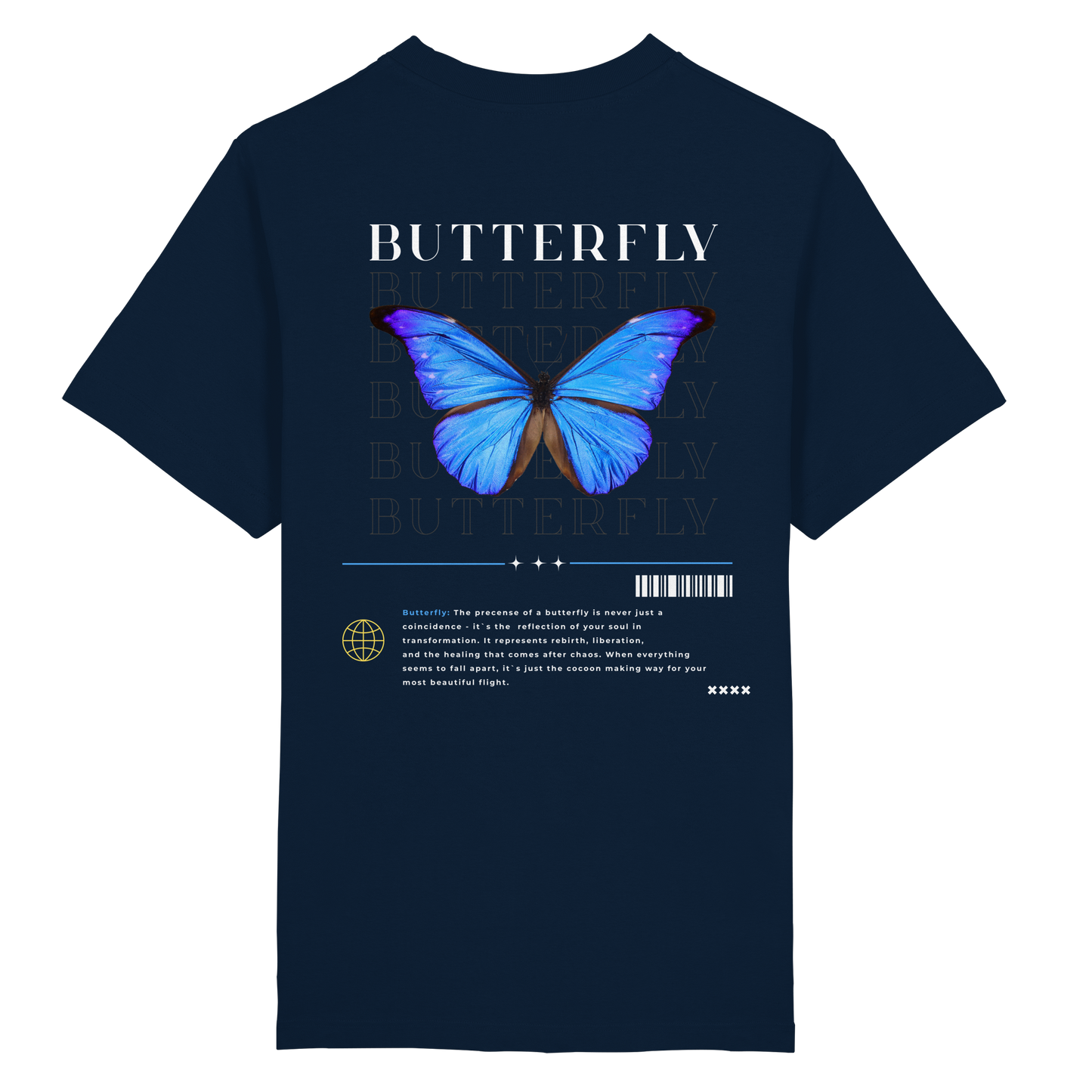 Butterfly - Heavy Oversized Organic Shirt