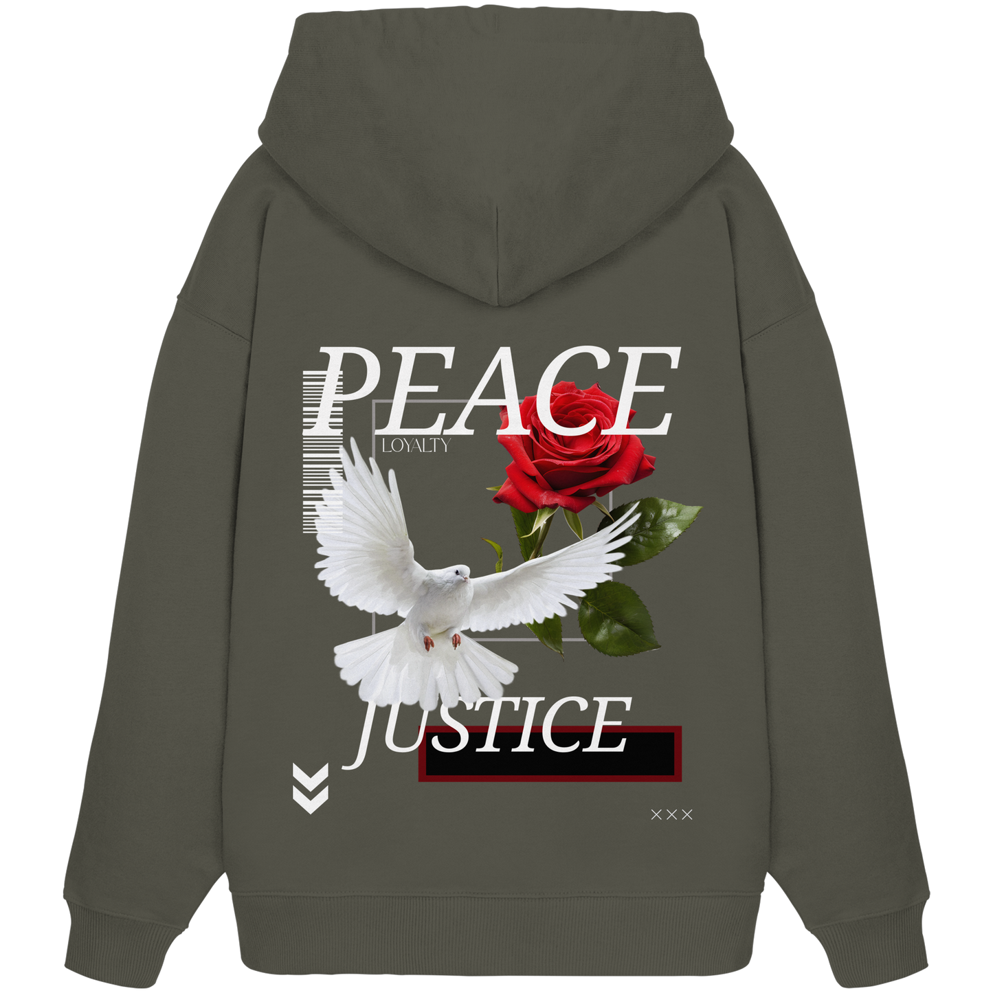 Peace - Organic Oversize Hoodie