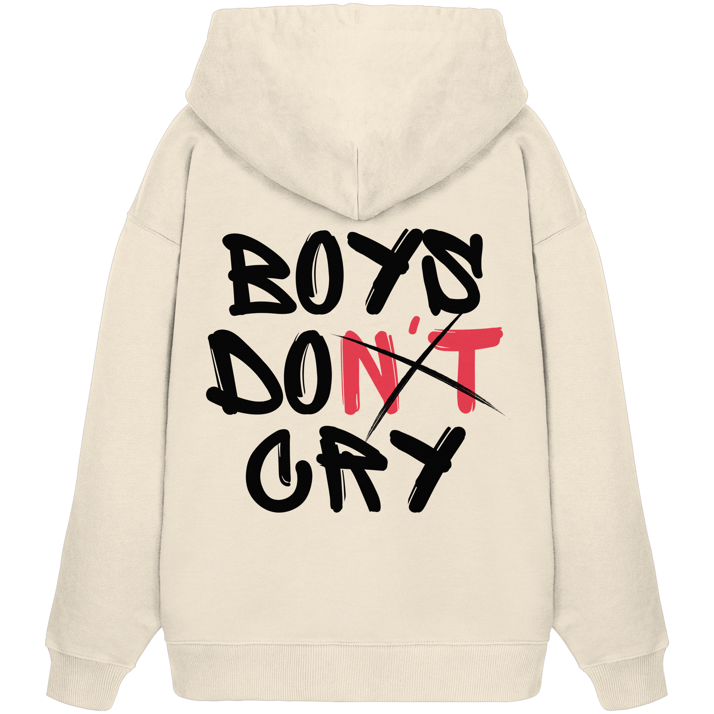 Boys do cry - Organic Oversize Hoodie
