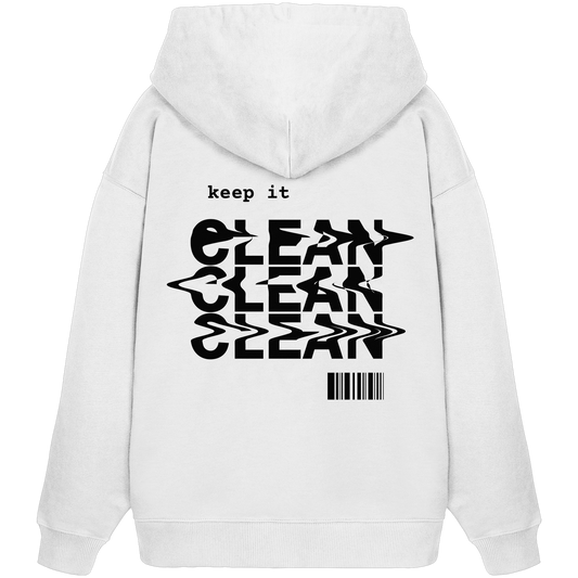 Keep it clean - Organic Oversize Hoodie