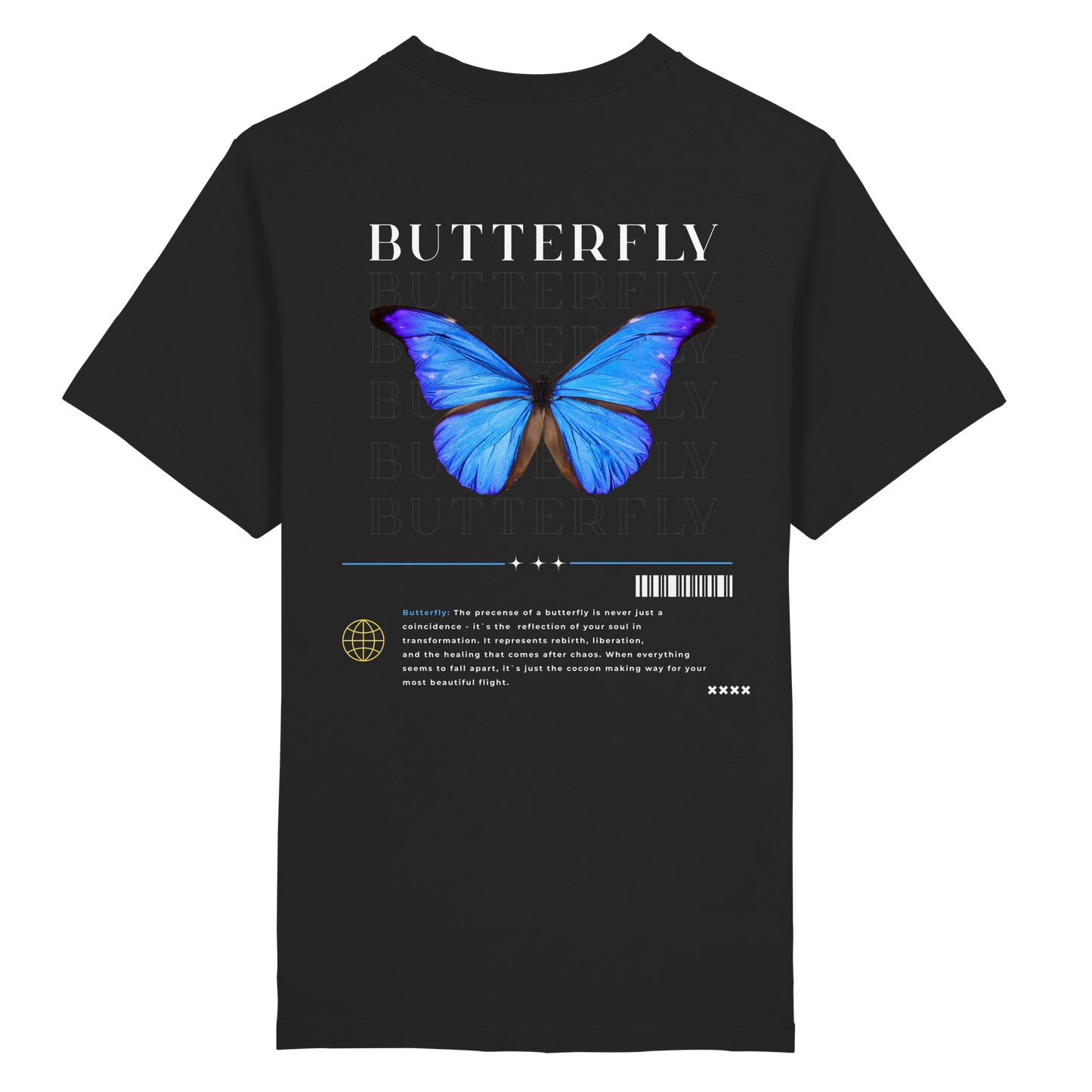 Butterfly - Heavy Oversized Organic Shirt