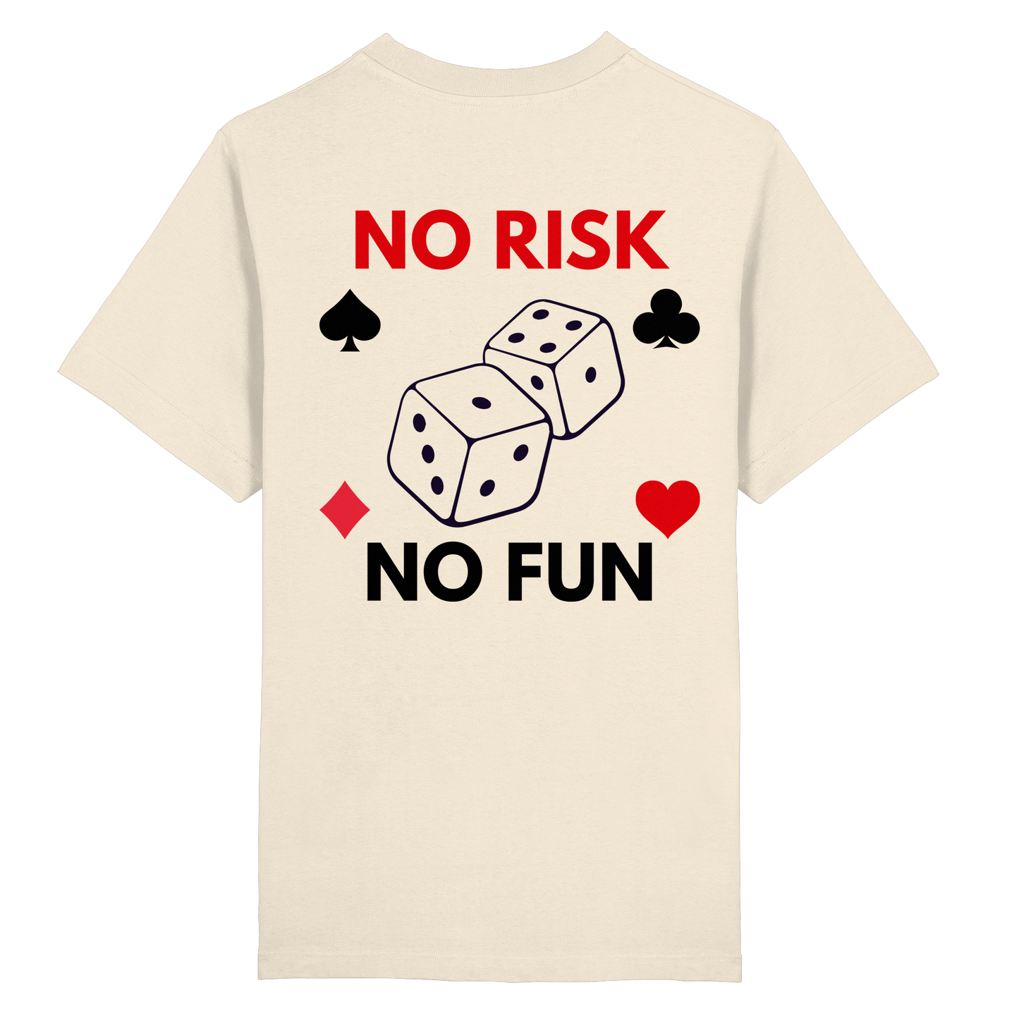 No Risk no Fun - Heavy Oversized Organic Shirt