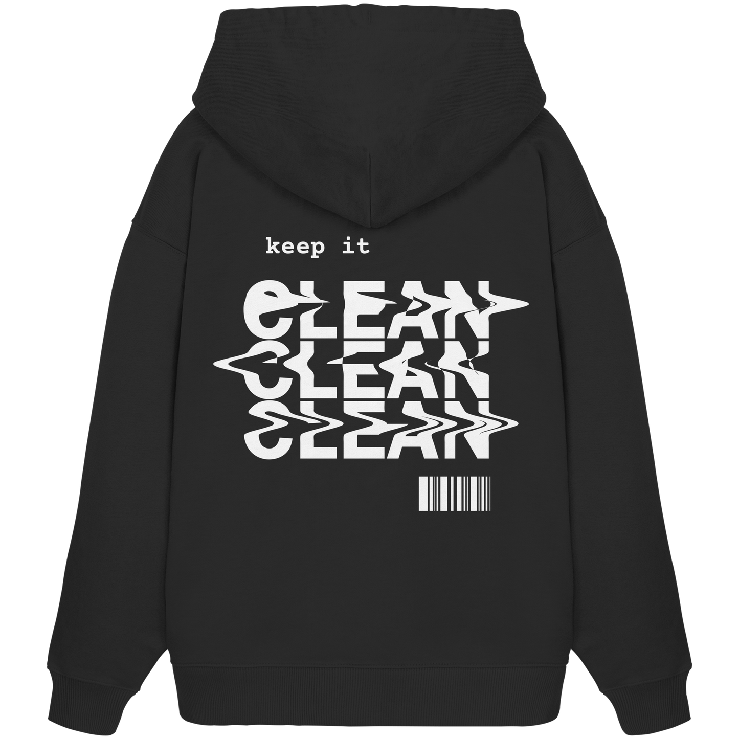 Keep it clean - Organic Oversize Hoodie