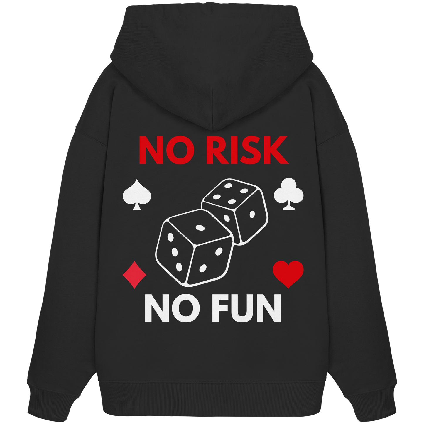 No Risk no Fun - Organic Oversize Hoodie