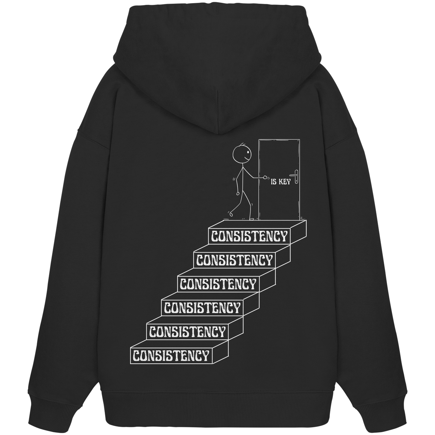 Consistency is Key - Organic Oversize Hoodie