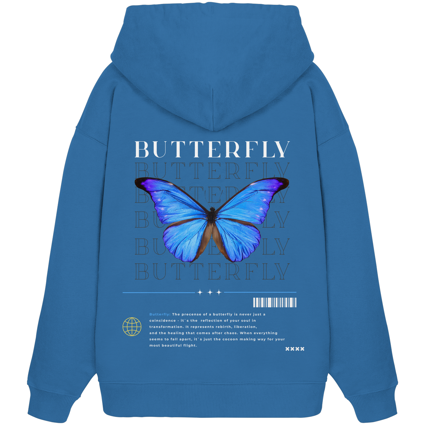 Butterfly - Organic Oversize Hoodie