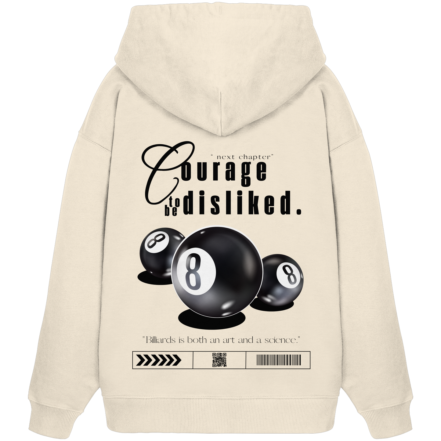 Billiards - Organic Oversize Hoodie