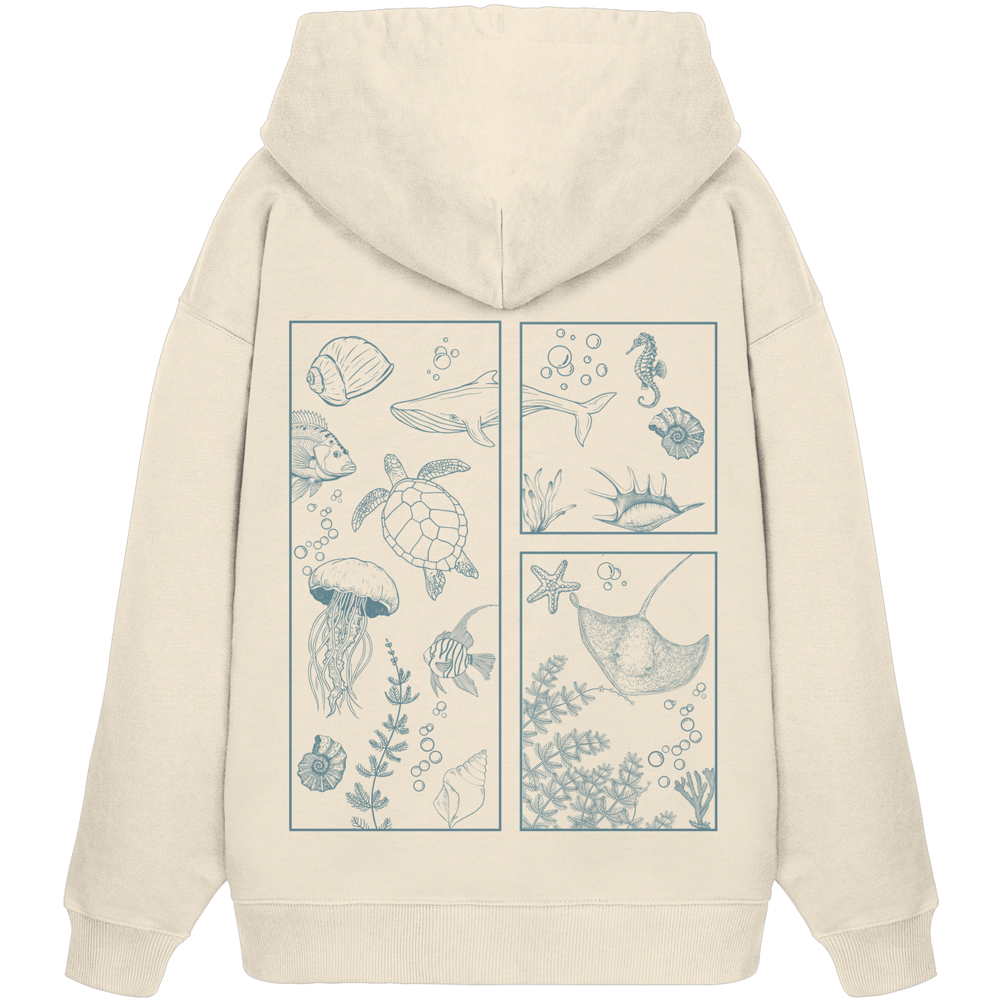 Ozean - Organic Oversize Hoodie