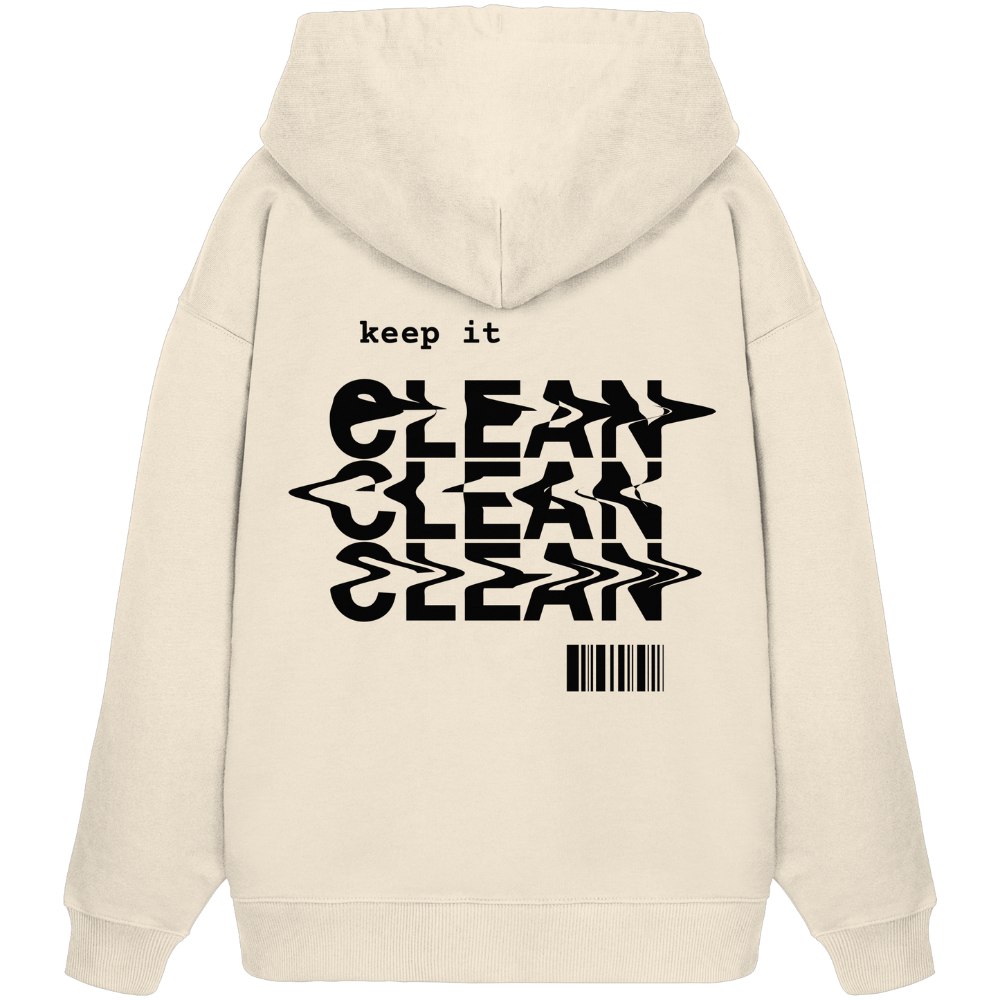 Keep it clean - Organic Oversize Hoodie