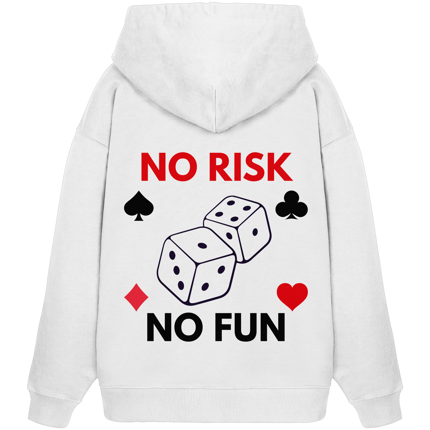 No Risk no Fun - Organic Oversize Hoodie