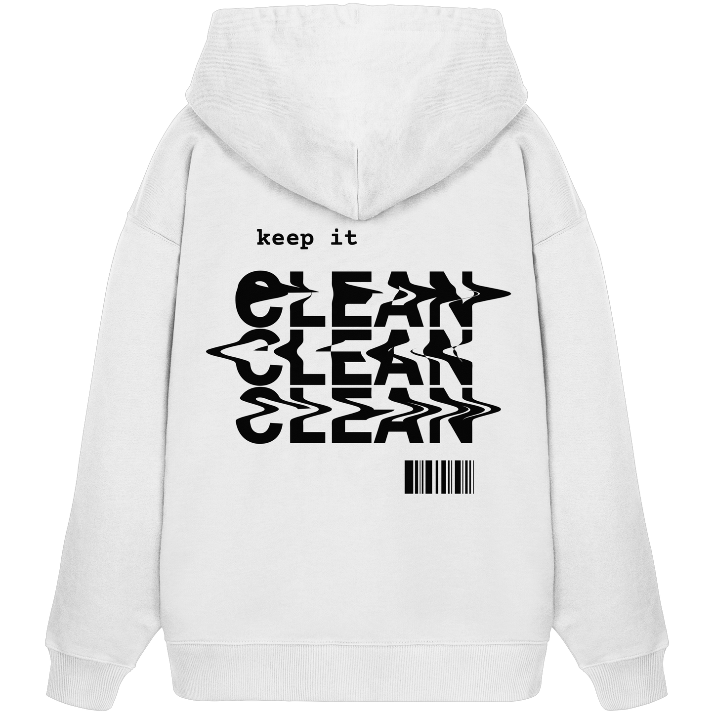 Keep it clean - Organic Oversize Hoodie