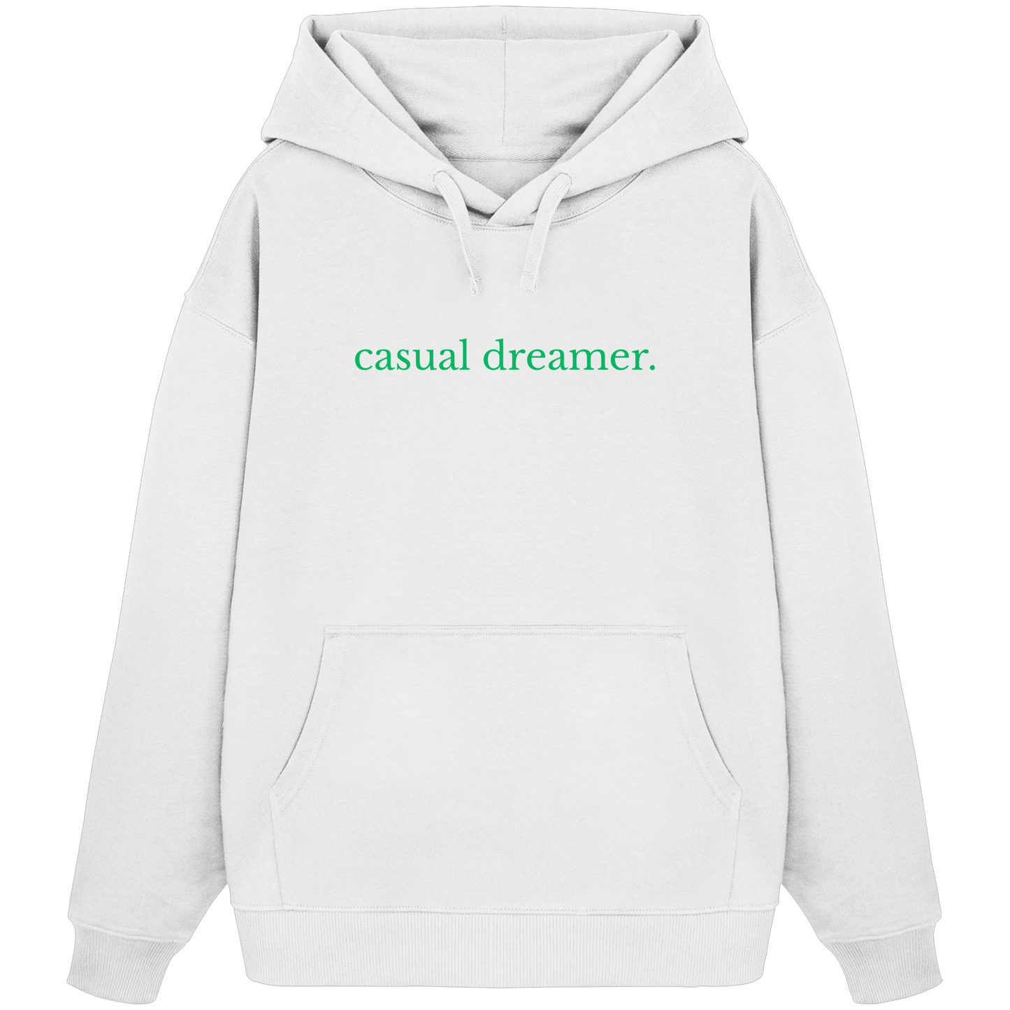 casual dreamer - Organic Oversize Hoodie